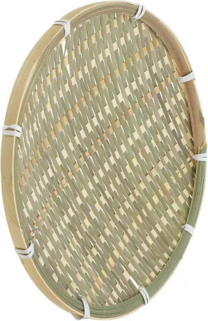 Woven Tray Decorative Storage Basket for Fruits Vegetables Snacks Design for Home Decor and Kitchen Organization Rustic Charm for Any Space