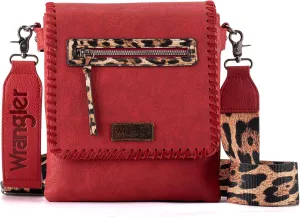 Wrangler Crossbody Bags for Women Vintage Hand Woven Shoulder Purse