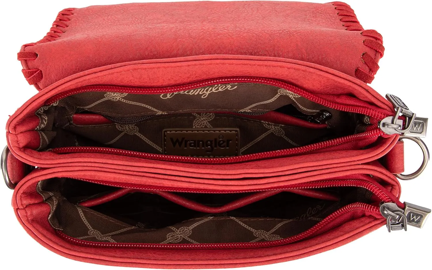 Wrangler Crossbody Bags for Women Vintage Hand Woven Shoulder Purse