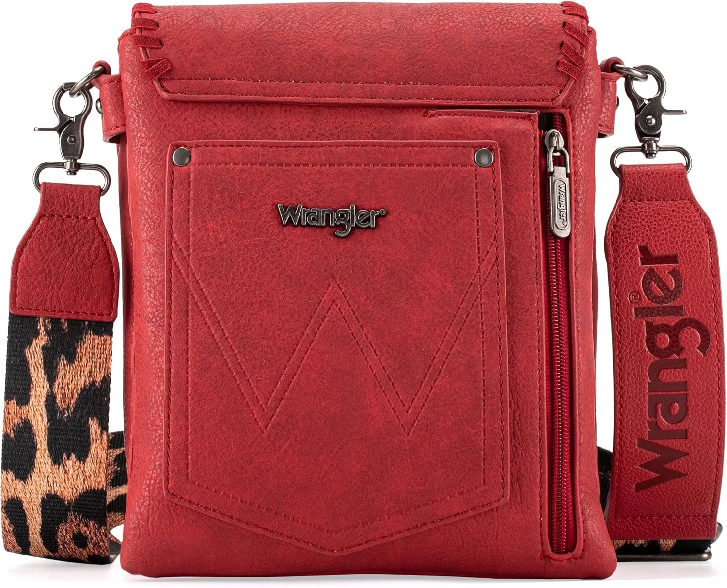 Wrangler Crossbody Bags for Women Vintage Hand Woven Shoulder Purse