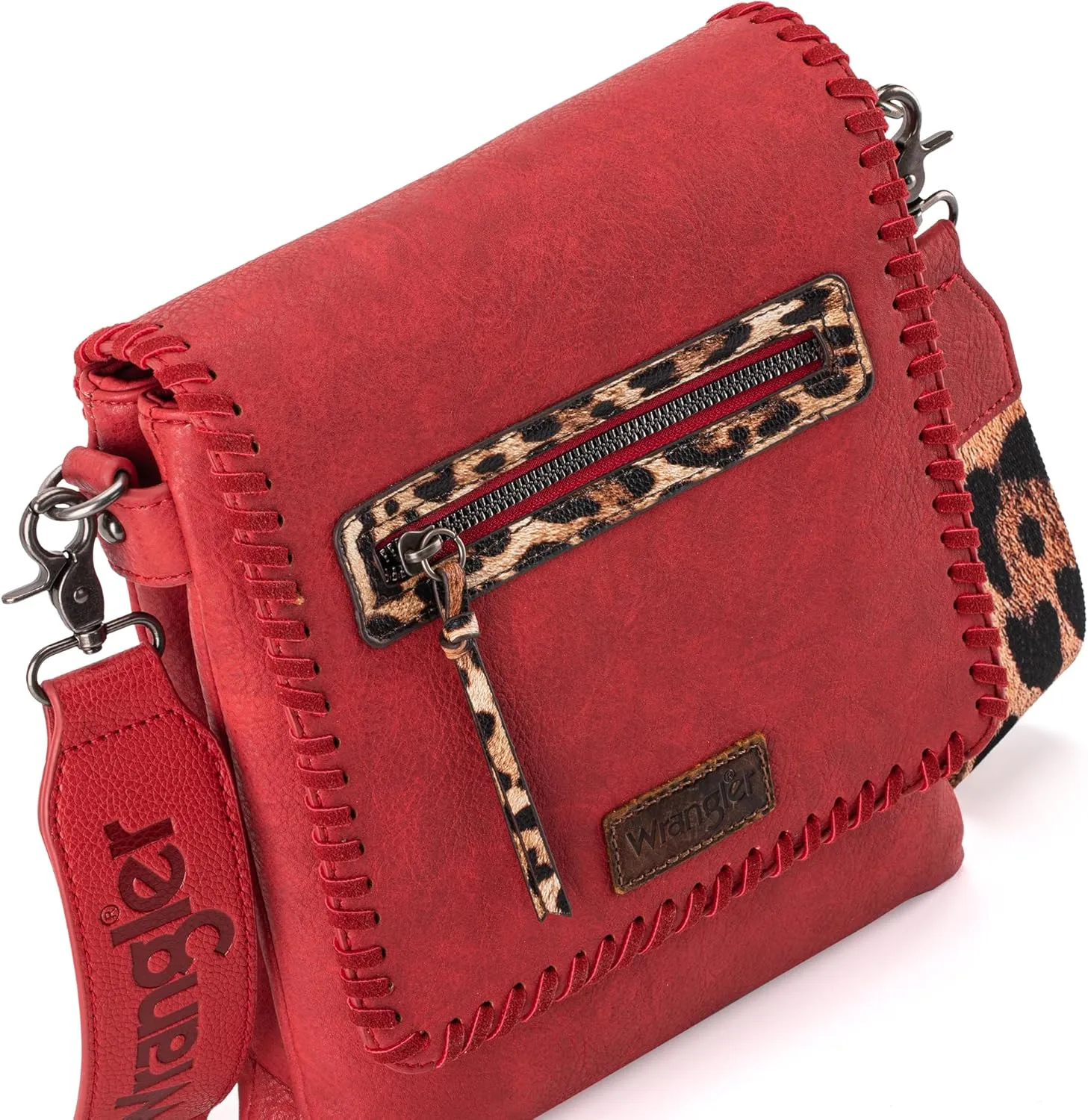 Wrangler Crossbody Bags for Women Vintage Hand Woven Shoulder Purse