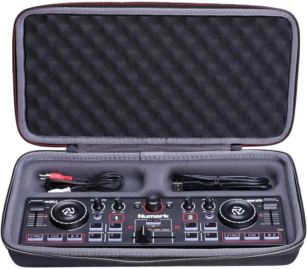 XANAD Hard Case for Numark DJ2GO2 Touch or Numark DJ2GO2 Pocket DJ Controller - Travel Protective Carrying Storage Bag