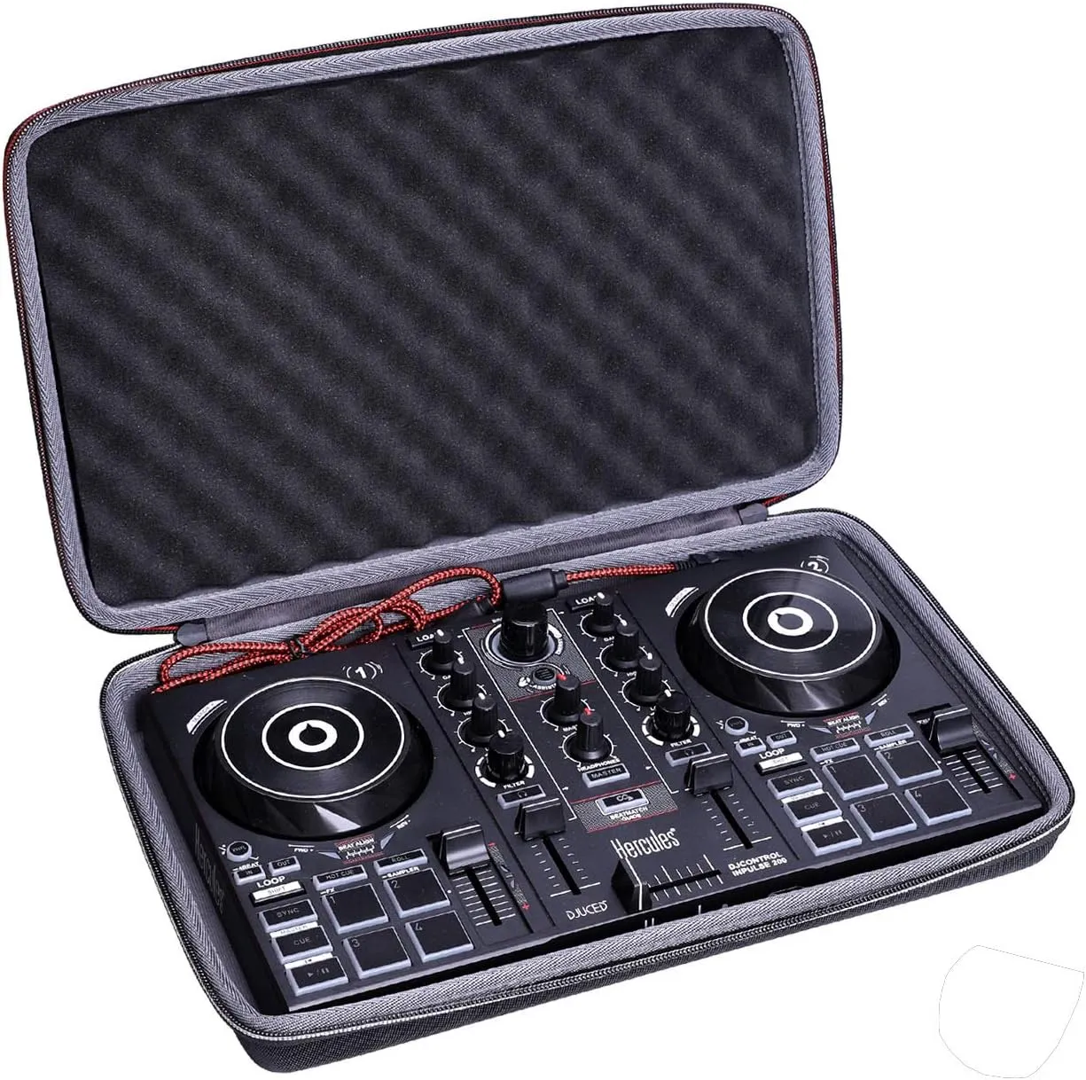 XANAD Hard Case for Numark Party Mix II or Numark Party Mix or Hercules DJ Controller Inpulse 200 or Hercules DJControl Mix Ultra DJ Controller