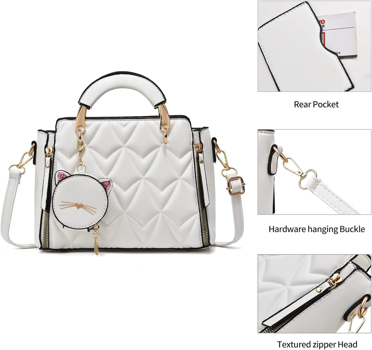 Xiaoyu Fashion Purses and Handbags for Women Ladies Crossbody Bags Top Handle Satchel Shoulder Bags Small Totes