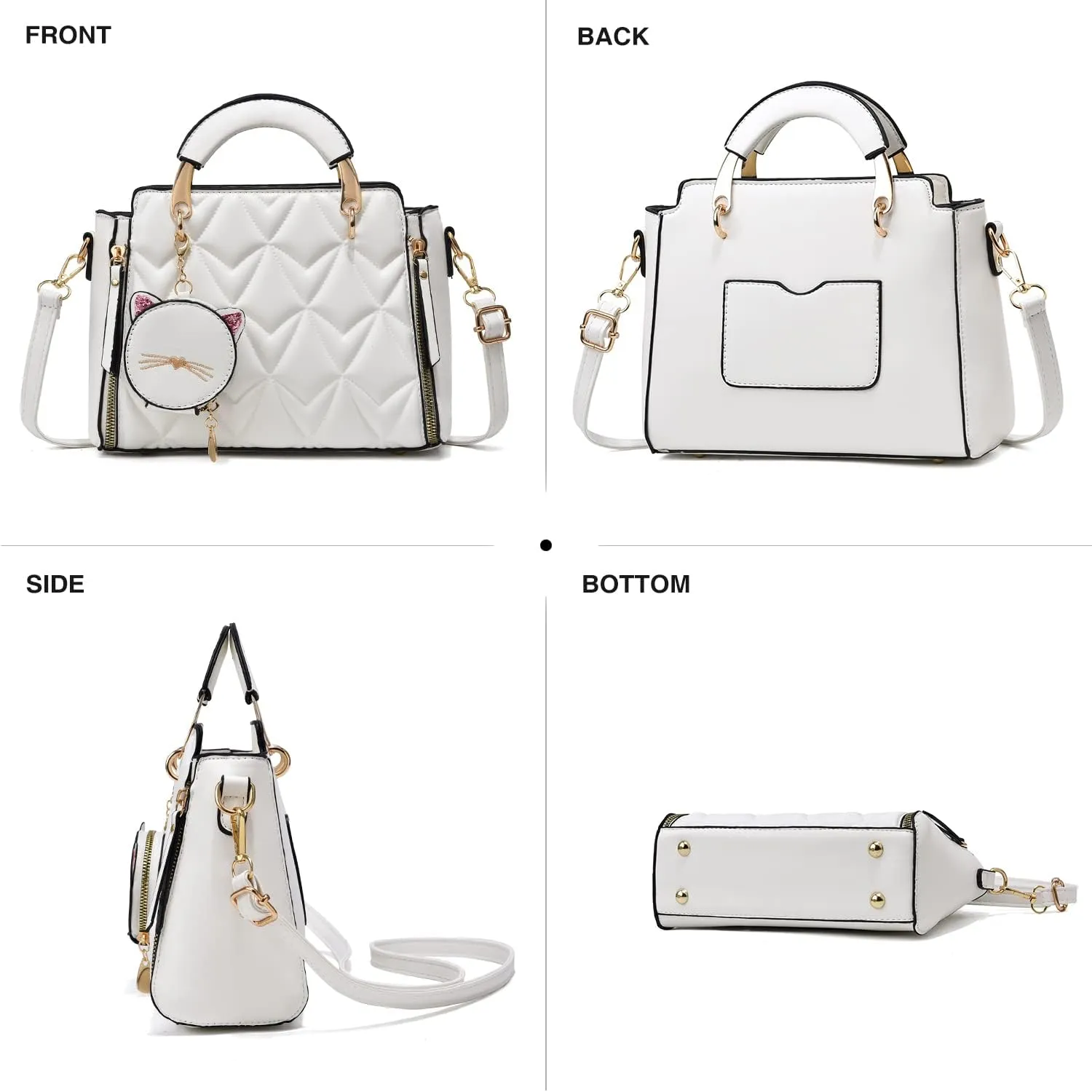 Xiaoyu Fashion Purses and Handbags for Women Ladies Crossbody Bags Top Handle Satchel Shoulder Bags Small Totes