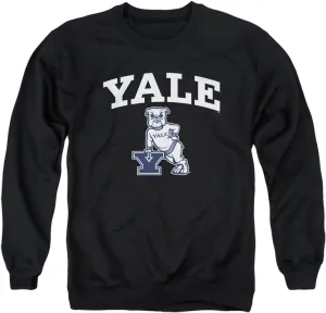 Yale University Official One Color Logo Unisex Adult Crewneck Sweatshirt
