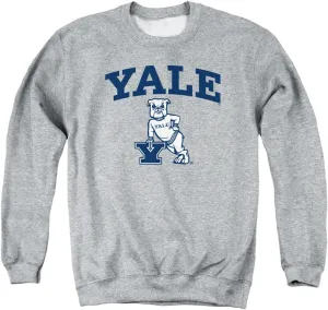 Yale University Official One Color Logo Unisex Adult Crewneck Sweatshirt
