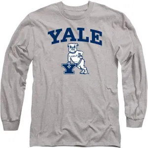 Yale University Official One Color Logo Unisex Adult Long-Sleeve T Shirt