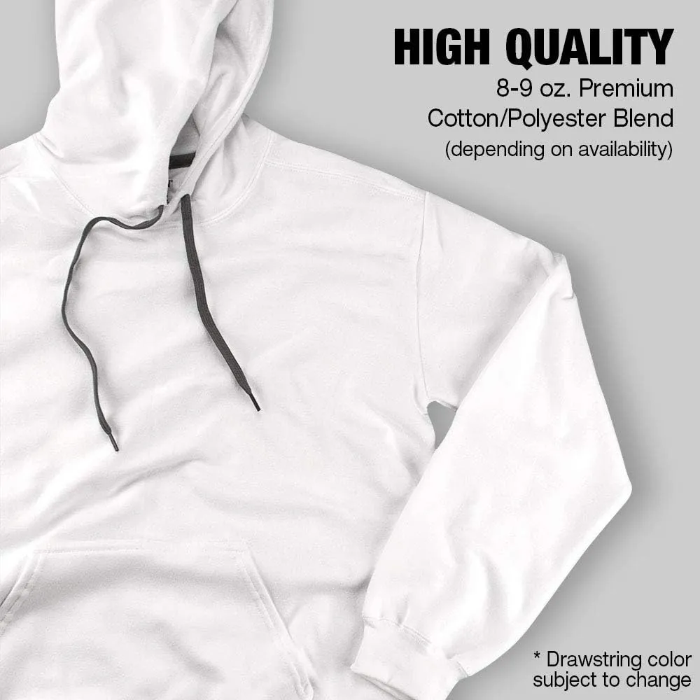 Yale University Official One Color Logo Unisex Adult Pull-Over Hoodie