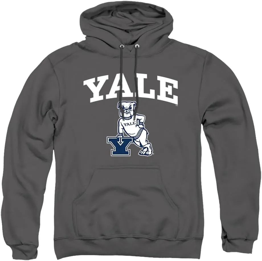 Yale University Official One Color Logo Unisex Adult Pull-Over Hoodie
