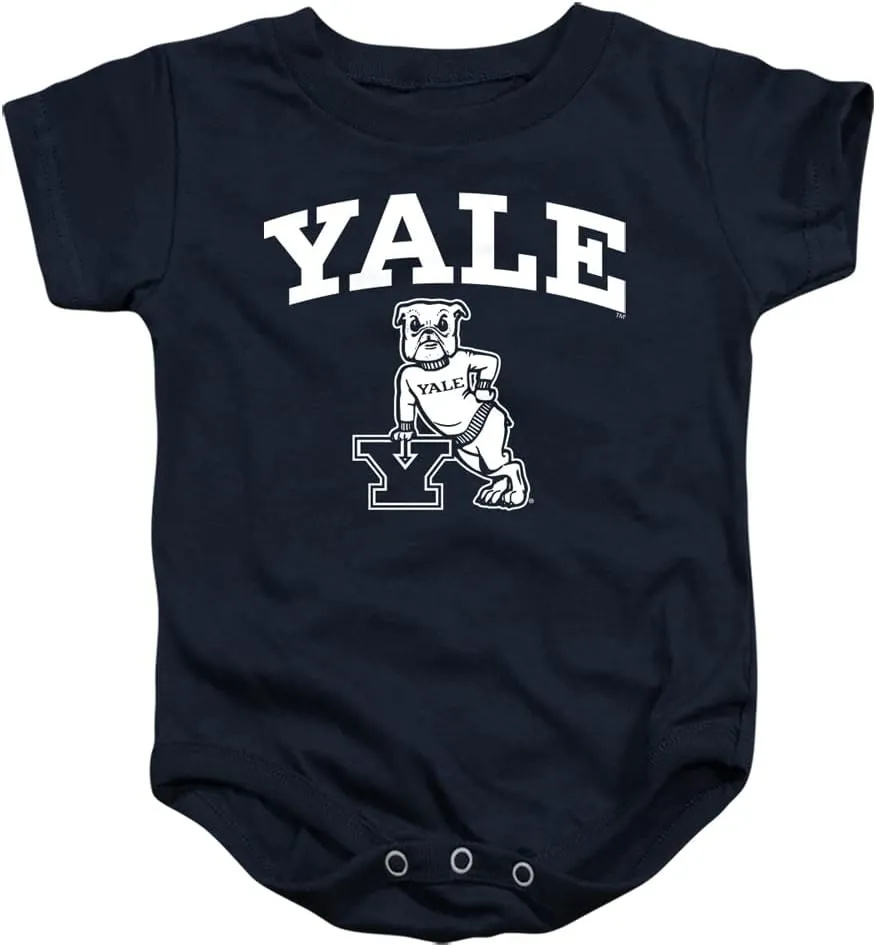 Yale University Official One Color Logo Unisex Infant Snap Suit for Baby