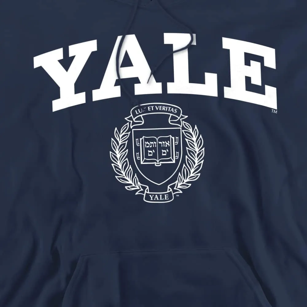 Yale University Official Yale Seal Unisex Adult Pull-Over Hoodie