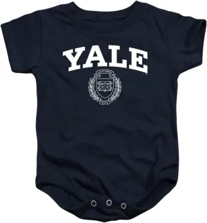 Yale University Official Yale Seal Unisex Infant Snap Suit for Baby