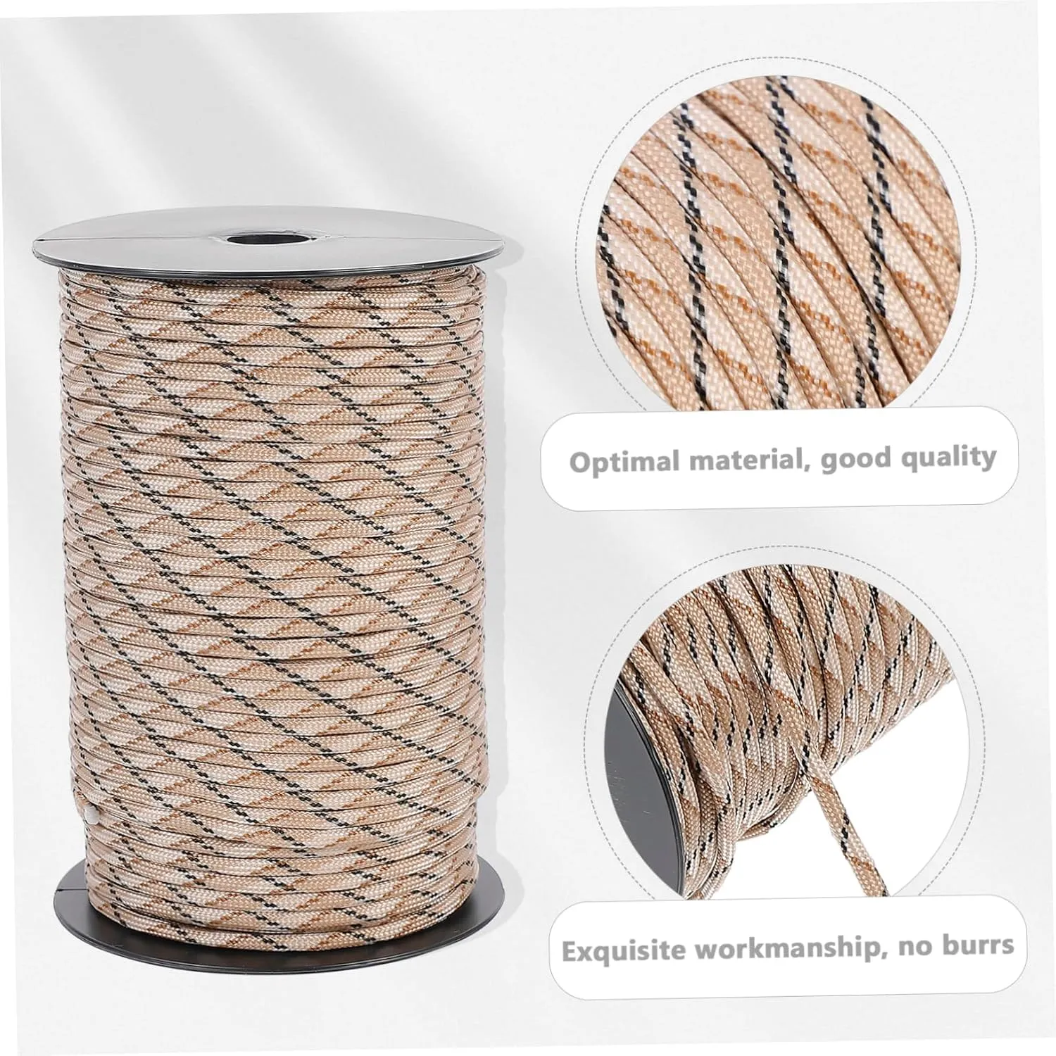 Yardwe 1 Roll Outdoor Leash Tool Strapping Rope Emergency Safety Rope Sturdy Tent Rope Outside Safety Rope