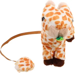 YARNOW Giraffe Shoulder Plush Doll Cute Magnetic Soft Animal Accessory for Realistic Design for Parties Cosplay Everyday Wear Present for Birthdays and Fans