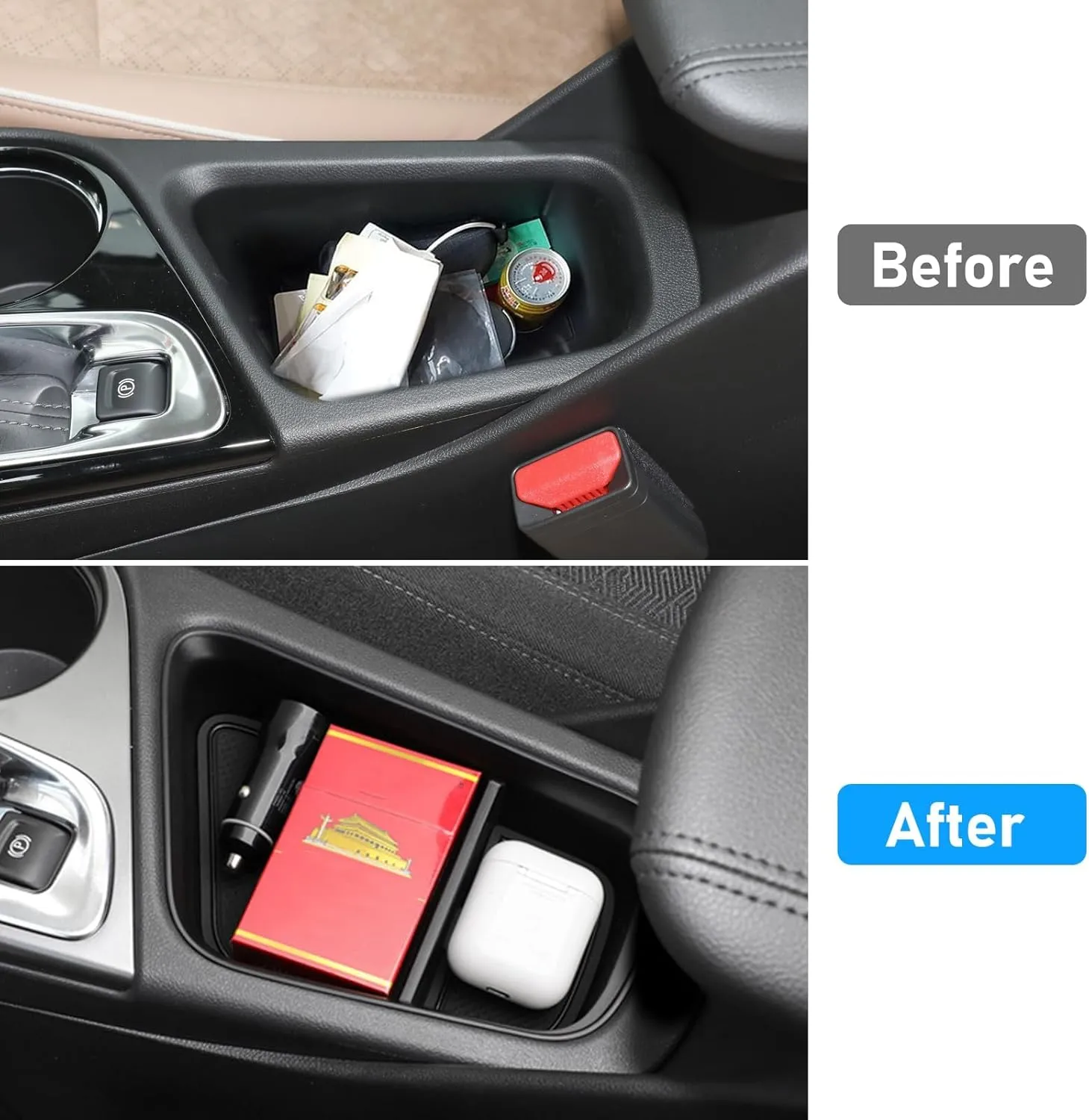 Yumzeco Compatible with 2020-2025 Buick Encore GX Center Console Organizer Tray, Center Console Tray Storage Box for 2020 2021 2022 2023 2024 2025 Buick Encore GX Accessories