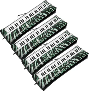 Zerodeko 4pcs Inflatable Electronic Keyboard Decor Party Toy Pvc Inflatable Piano for Music-themed Party Decorations
