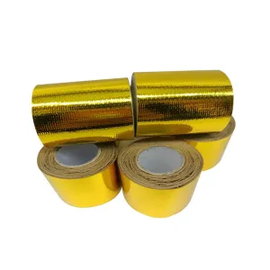 Zerodeko Thermal Insulation Band 0.2mm 10m Roll Heat Intake Wrap for Engine Decorative Tape Excellent Insulation